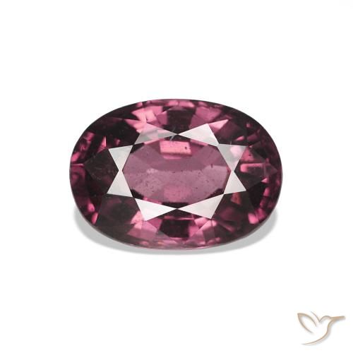 1.23ct Medium Purple Rhodolite Garnet, Oval, VS