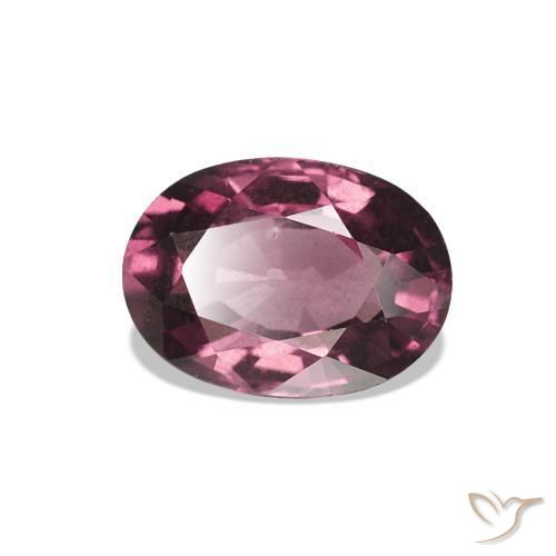 1.03 ct Purple Rhodolite Garnet Stone, Natural Rhodolite Garnet in Oval Facet Shape for Sale
