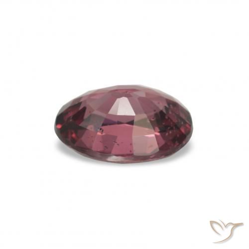 Rhodolite Garnet Gemstone in 7.1 x 5.3 mm Size for Sale, Rhodolite Garnet Stone in Medium Dark-Red Color