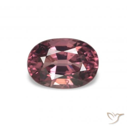 1.15ct Raspberry Red Tone Rhodolite Garnet, Oval, VS-SI
