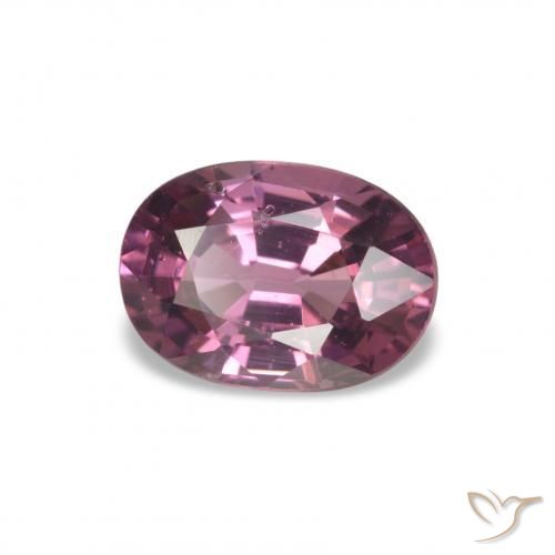 1.16 ct Purple Rhodolite Garnet Stone, Natural Rhodolite Garnet in Oval Facet Shape for Sale