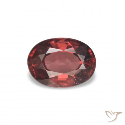 1.08ct Deep Scarlet Red Rhodolite Garnet, Oval, VS