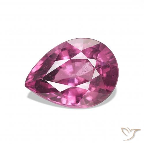 0.94ct Medium Purple Rhodolite Garnet, Pear Shape, VS