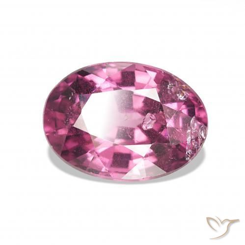 1.10 ct Purple Rhodolite Garnet Stone, Natural Rhodolite Garnet in Oval Facet Shape for Sale