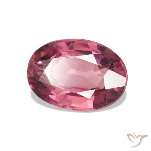 1.16 ct Red Rhodolite Garnet Stone, Natural Rhodolite Garnet in Oval Facet Shape for Sale