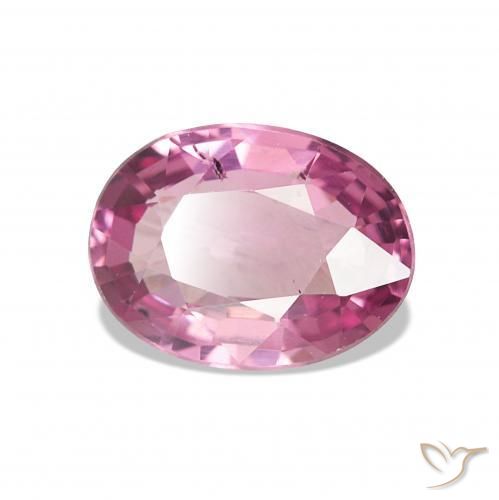 0.87 ct Purple Rhodolite Garnet Stone, Natural Rhodolite Garnet in Oval Facet Shape for Sale