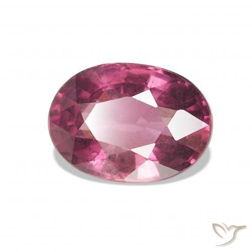 1.07 ct Purple Rhodolite Garnet Stone, Natural Rhodolite Garnet in Oval Facet Shape for Sale