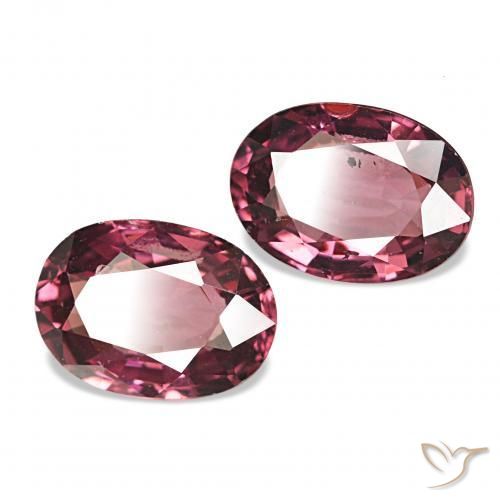 1.88 ctw Purple Rhodolite Garnet Stones, Natural Rhodolite Garnet in Oval Facet Shape for Sale