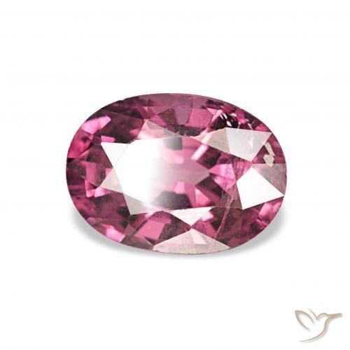 1.10 ct Purple Rhodolite Garnet Stone, Natural Rhodolite Garnet in Oval Facet Shape for Sale