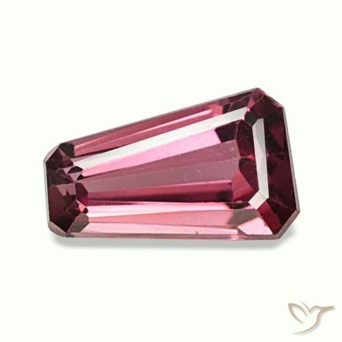 1.58 ct Purple Rhodolite Garnet Gemstone, Rhodolite Garnet Gem in Fancy Cut Shape for Sale.