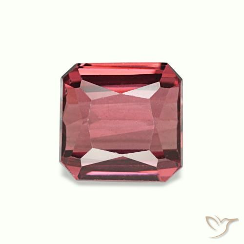1.19ct Pink Rhodolite Garnet, Emerald Cut, VVS-VS