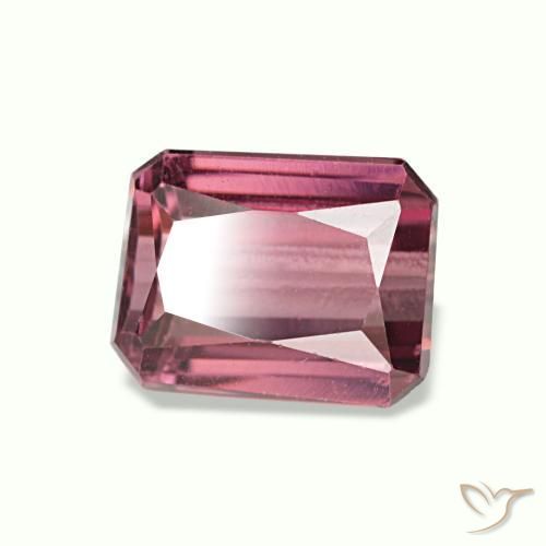 1.36 ct Red Rhodolite Garnet Stone, Natural Rhodolite Garnet in Octagon / Scissor Cut Shape for Sale