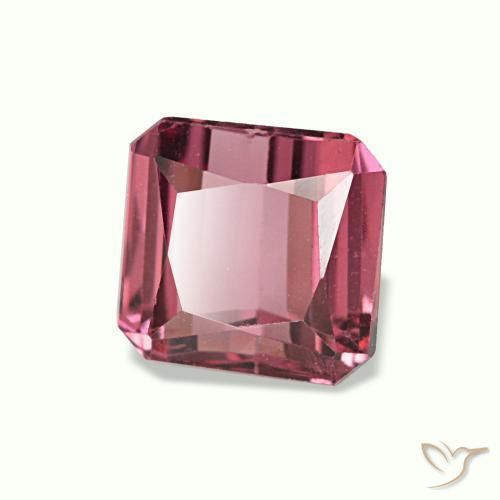 1.24 ct Red Rhodolite Garnet Stone, Natural Rhodolite Garnet in Octagon / Scissor Cut Shape for Sale