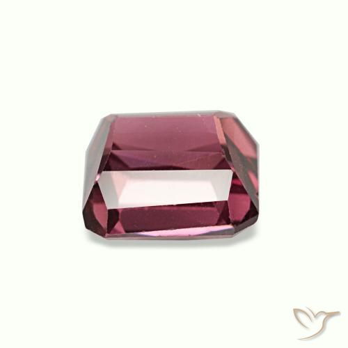 Rhodolite Garnet Gemstone in 5.7 x 5.5 mm Size for Sale, Rhodolite Garnet Stone in Light Merlot Red Color