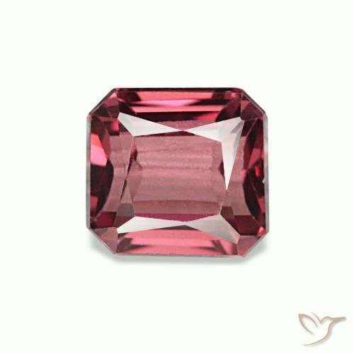 1.18 ct Red Rhodolite Garnet Gemstone, Rhodolite Garnet Gem in Octagon / Scissor Cut Shape for Sale.