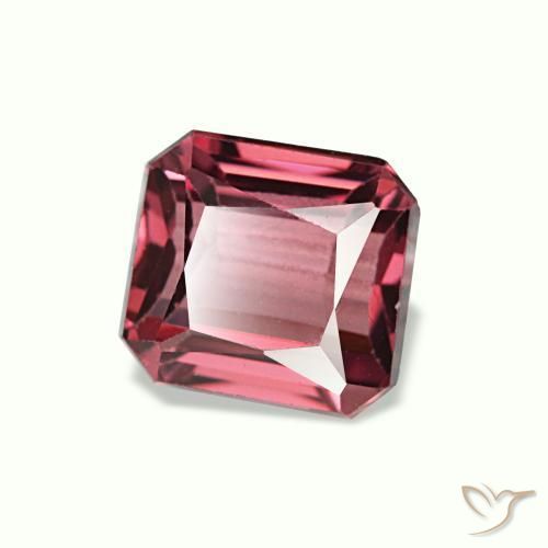 1.18 ct Red Rhodolite Garnet Stone, Natural Rhodolite Garnet in Octagon / Scissor Cut Shape for Sale