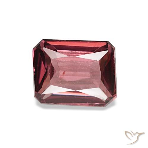 1.09 ct Red Rhodolite Garnet Gemstone, Rhodolite Garnet Gem in Octagon / Scissor Cut Shape for Sale.