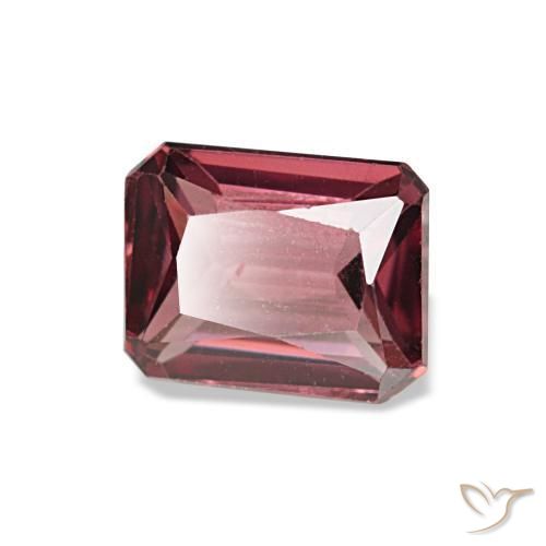 1.09 ct Red Rhodolite Garnet Stone, Natural Rhodolite Garnet in Octagon / Scissor Cut Shape for Sale