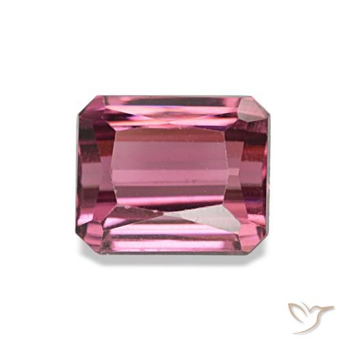 1.18 ct Pink Rhodolite Garnet Gemstone, Rhodolite Garnet Gem in Octagon / Scissor Cut Shape for Sale.
