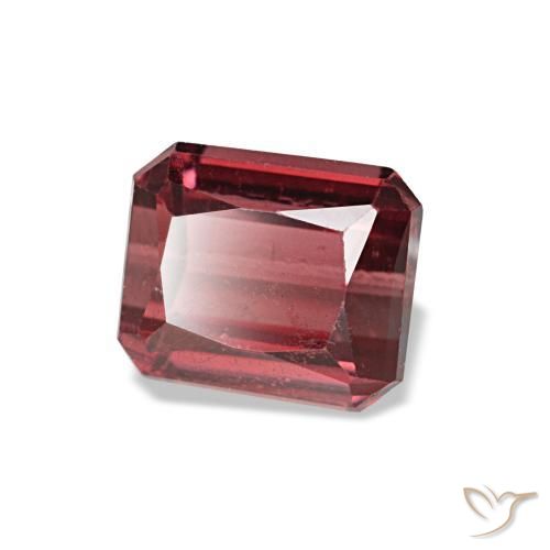 1.17 ct Red Rhodolite Garnet Stone, Natural Rhodolite Garnet in Octagon / Scissor Cut Shape for Sale