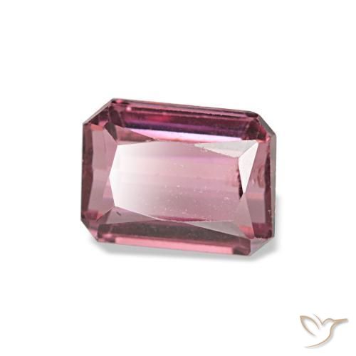 0.89 ct Red Rhodolite Garnet Stone, Natural Rhodolite Garnet in Octagon / Scissor Cut Shape for Sale
