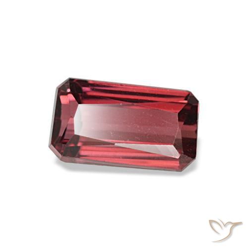 0.99 ct Red Rhodolite Garnet Stone, Natural Rhodolite Garnet in Octagon / Scissor Cut Shape for Sale