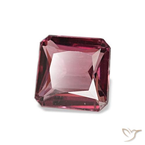 1.21 ct Red Rhodolite Garnet Stone, Natural Rhodolite Garnet in Octagon / Scissor Cut Shape for Sale