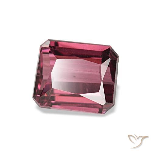 1.27 ct Pink Rhodolite Garnet Stone, Natural Rhodolite Garnet in Octagon / Scissor Cut Shape for Sale