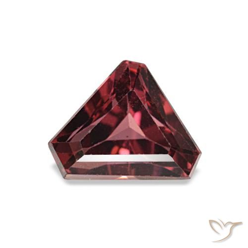 0.99 ct Red Rhodolite Garnet Gemstone, Rhodolite Garnet Gem in Fancy Facet Shape for Sale.