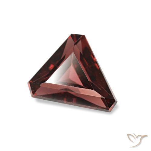 0.84 ct Red Rhodolite Garnet Stone, Natural Rhodolite Garnet in Fancy Facet Shape for Sale
