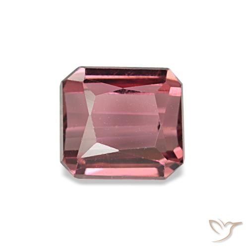 0.95 ct Red Rhodolite Garnet Gemstone, Rhodolite Garnet Gem in Octagon / Scissor Cut Shape for Sale.