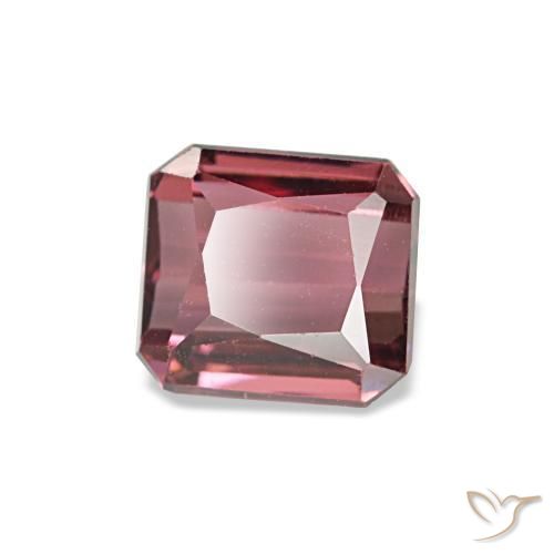0.95 ct Red Rhodolite Garnet Stone, Natural Rhodolite Garnet in Octagon / Scissor Cut Shape for Sale