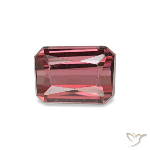 0.93 ct Red Rhodolite Garnet Gemstone, Rhodolite Garnet Gem in Octagon / Scissor Cut Shape for Sale.