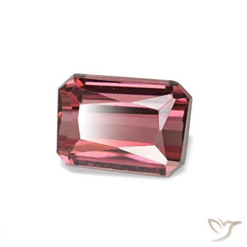 0.93 ct Red Rhodolite Garnet Stone, Natural Rhodolite Garnet in Octagon / Scissor Cut Shape for Sale