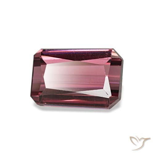 1.49 ct Red Rhodolite Garnet Stone, Natural Rhodolite Garnet in Octagon / Scissor Cut Shape for Sale