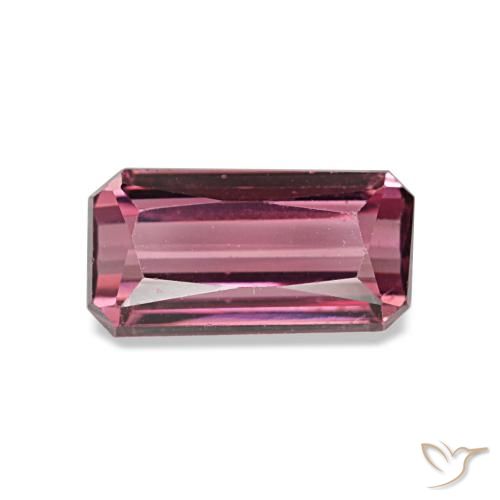 1.19 ct Red Rhodolite Garnet Gemstone, Rhodolite Garnet Gem in Octagon / Scissor Cut Shape for Sale.