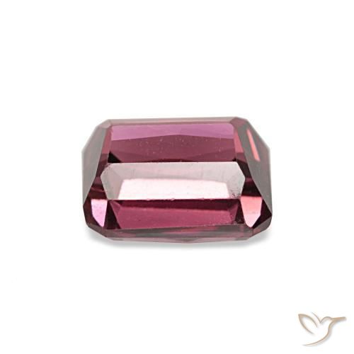 Rhodolite Garnet Gemstone in 6.2 x 5.4 mm Size for Sale, Rhodolite Garnet Stone in Raspberry Red Color