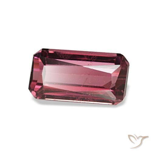 1.10 ct Red Rhodolite Garnet Stone, Natural Rhodolite Garnet in Octagon / Scissor Cut Shape for Sale