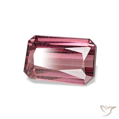 1.22 ct Red Rhodolite Garnet Stone, Natural Rhodolite Garnet in Octagon / Scissor Cut Shape for Sale