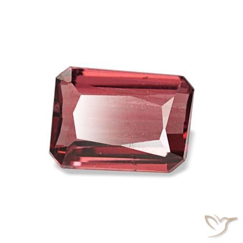 1.14 ct Red Rhodolite Garnet Stone, Natural Rhodolite Garnet in Octagon / Scissor Cut Shape for Sale