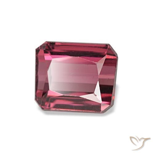 1.39 ct Red Rhodolite Garnet Stone, Natural Rhodolite Garnet in Octagon / Scissor Cut Shape for Sale