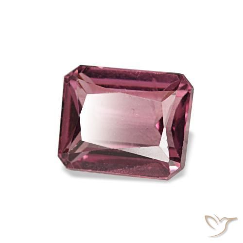 0.96 ct Red Rhodolite Garnet Stone, Natural Rhodolite Garnet in Octagon / Scissor Cut Shape for Sale