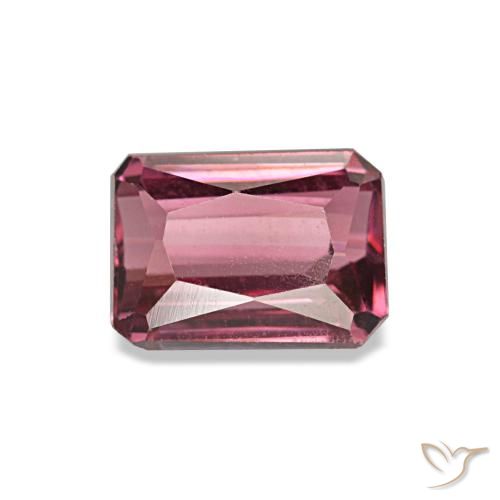 1.09 ct Red Rhodolite Garnet Gemstone, Rhodolite Garnet Gem in Octagon / Scissor Cut Shape for Sale.