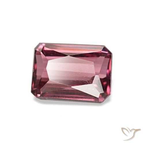 1.09 ct Red Rhodolite Garnet Stone, Natural Rhodolite Garnet in Octagon / Scissor Cut Shape for Sale