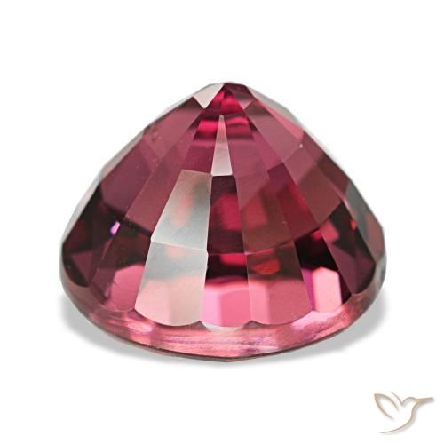 Rhodolite Garnet Gemstone in 9.5 mm (calibrated) Size for Sale, Rhodolite Garnet Stone in Medium Dark-Red Color