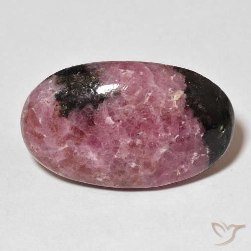 Rodonite ovale da 29,09 ct, 27,2 x 16,8 mm dall'Australia, Photo A