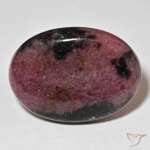 Rodonite ovale da 93,57 ct, 37,8 x 27,9 mm dall'Australia, Photo A