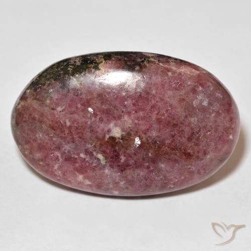 Rodonite ovale da 43,64 ct, 31,1 x 19,9 mm dall'Australia, Photo A