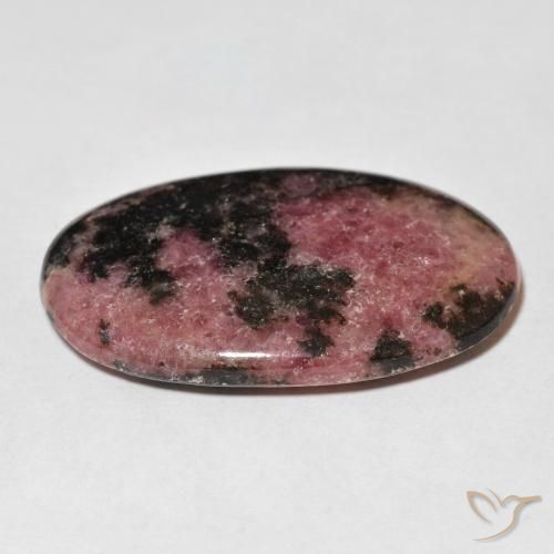 Rhodonite Gemstone in 35.5 x 21.8 mm Size for Sale, Rhodonite Stone in Multicolor Color