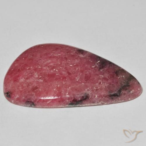 Rhodonite Gemstone in 33.1 x 21.2 mm Size for Sale, Rhodonite Stone in Multicolor Color